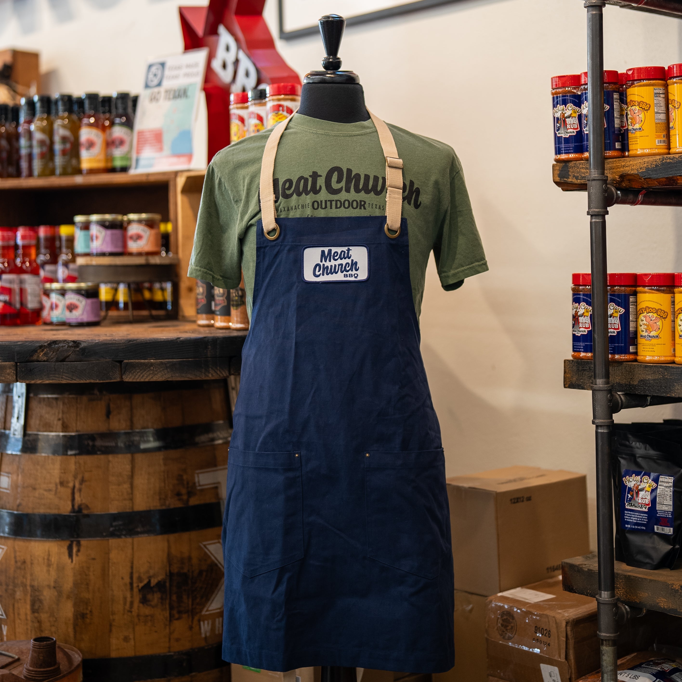 Meat Church apron and apparel